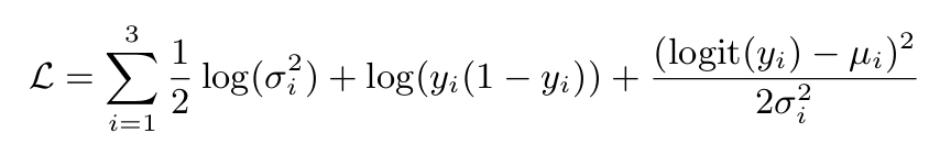 Uncertainity Estimation Loss Function